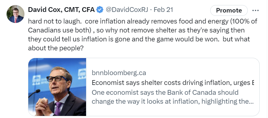 David Cox tweet