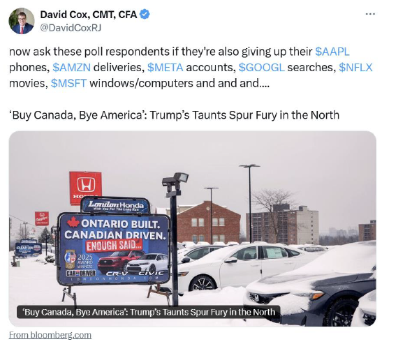 David Cox tweet
